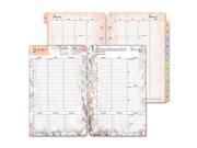 Blooms Dated Weekly Monthly Planner Refill Jan. Dec. 5 1 2 x 8 1 2 2016