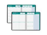 Express Track Weekly Monthly Appointment Book 8 1 2 x 11 Black 2017 2018
