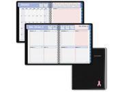 QuickNotes Weekly Monthly Appointment Book 8 x 9 7 8 Black Pink 2017
