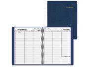 Weekly Appointment Book 8 1 4 x 10 7 8 Navy 2017 2018