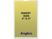 Anglers Self stick Crystal Clear Poly Envelopes
