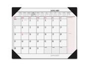 Two Color Monthly Desk Pad Calendar 22 x 17 2017