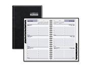 Recycled Weekly Appointment Book Black 4 7 8 X 8 2014