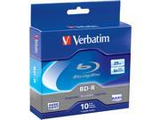 Verbatim BD R 25GB 6X with Branded Surface 10pk Spindle Box TAA Compliant
