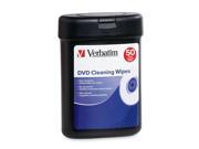 Verbatim DVD CD Cleaning Wipes 50pk