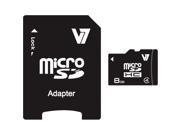 V7 VAMSDH8GCL4R 1N 8 GB MicroSD High Capacity microSDHC 1 Card