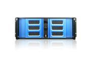 iStarUSA 4U Compact Stylish Rackmount Chassis with 8 Touch Screen LCD