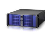 iStarUSA D 400 BLUE 4U Compact Stylish Rackmount Chassis Blue