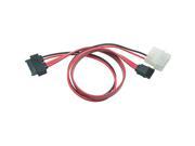 Tripp Lite P948 12I 12 Slimline SATA to SATA LP4 Power Cable Adapter