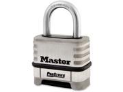Master Lock 1174D ProSeries Stainless Steel Easy to Set Combination Lock Stainless Steel .31 in.