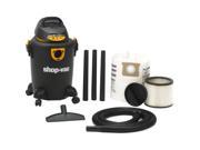 6 Gallon Quiet Deluxe Wet and Dry Vacuum Cleaner Black Shop Vac 5983000