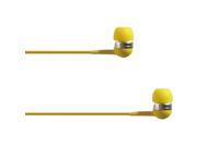 4XEM Ear Bud Headphone Yellow