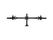Ergotech 100 C16 B03 Triple Horizontal Direct On 16In Pole Black With Clamp Mount
