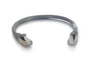 10ft Cat6a Snagless Shielded STP Network Patch Cable Gray