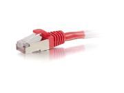 C2G 7FT CAT6 SNAGLESS SHIELDED STP NETWORK PATCH CABLE RED