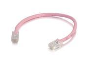 Cables to Go 6 Inch Cat6 Non Booted Unshielded Network Patch Cable Pink 970