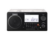 Sangean WR 2CL AM FM RDS Digital Tuning Radio Clock Clear Case