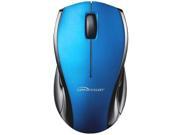 Compucessory CCS50911 Wireless Optical Mouse 2.4G 2.13 in. x 4.75 in. x 1.13 in. Blue