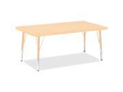 Berries Toddler Height Maple Prism Rectangle Table