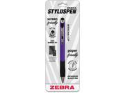 Stylus Pen Retractable 1.0mm Purple