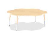 Berries Elementary Maple Laminate Six leaf Table