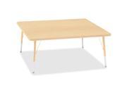 Berries Elementary Height Maple Top Edge Square Table