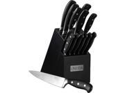 Oneida Triple Rivet Pistol Handle 14 Piece Cutlery Set w Block