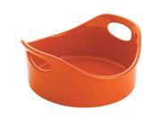 Rachael Ray 2 Quart Round Open Baker Orange