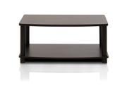 Furinno 13191EX BK Turn N Tube No Tools 2 Tier Elevated TV Stands