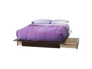 South Shore Step One Platform Bed with Drawers