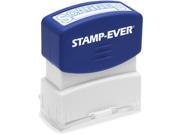 U.S. Stamp Sign SCANNED Pre inked Stamp