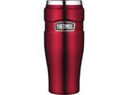 Stainless King Vacuum Insulated 16 oz Cranberry Travel Tumbler