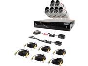 Revo T HD 8 Ch. 1TB DVR Surveillance System with 6 T HD 1080p Bullet Cameras