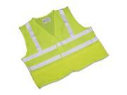 8415015984870 Safety Vest Class 2 Ansi 107 2010 Compliant Lime Silv