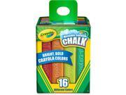 Crayola Washable Color Sidewalk Chalk Sticks