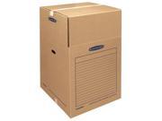 24 L x 24 W x 40 H Designed specifically for moving and storing apparel