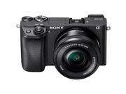 Sony Alpha 6300 24.2 Megapixel Mirrorless Camera with Lens 16 mm 50 mm Black