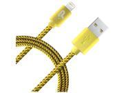 Patriot Memory PCALC3FTGD 3.3Ft Light Woven Cable Gold