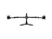 Ergotech Triple Monitor Desk Stand With Telescoping Wings