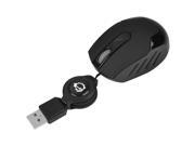 SIIG JK US0H12 S1 Black Wired Mouse