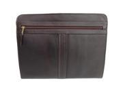 Piel Leather Carrying Case Envelope for Accessories Chocolate