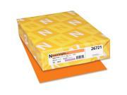 Exact Brights Paper 8 1 2 X 11 Bright Orange 20lb 500 Sheets
