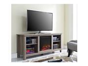Driftwood Fireplace TV stand