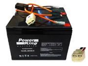 Razor MX350 Batteries W15130412003 With Harness Versions 9 . Your existing harness is soldered onto the batteries and cannot be reused