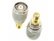 1pce RP TNC male jack center to SMA female jack RF coaxial adapter connector