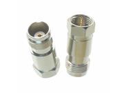 10pcs F male plug to TNC female jack RF coaxial adapter connector ENGLISH TYPE