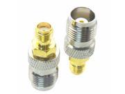 1pce TNC female jack to SMA female jack RF coaxial adapter connector