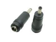 2pcs DC Power 4.0x1.35mm Male Plug to 5.5x2.1mm Female Jack Adapter Connector