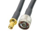 1pc Cable 3FT N male plug to SMA male plug KSR400 RG8 RF Pigtail jumper cable
