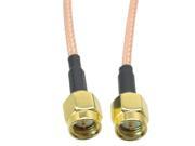 1pc Cable 12inch SMA male to SMA male RG316 double shielded Pigtail jumper FPV